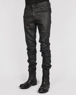 Leon Louis - Skinny coated jeans - https://stilett.com/