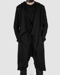 Misomber Nuan - Asymmetric hooded cardigan - Stilett.com