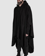 Misomber Nuan - Draped poncho coat - https://stilett.com/