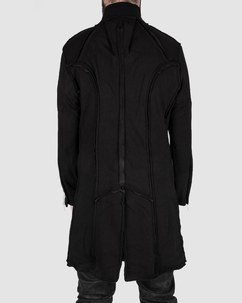 Misomber Nuan - Frayd detail cotton coat - https://stilett.com/