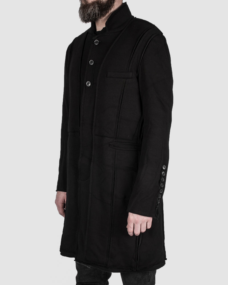 Misomber Nuan - Frayd detail cotton coat - Stilett.com
