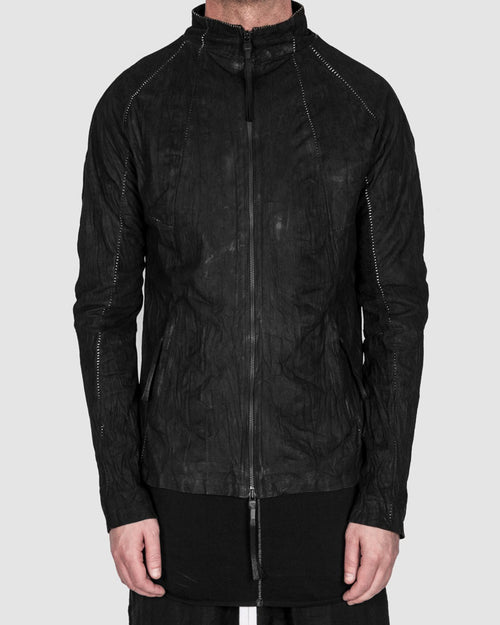 Object - Devout leather jacket black - https://stilett.com/