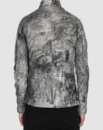 Object - Devout leather jacket washed grey - https://stilett.com/