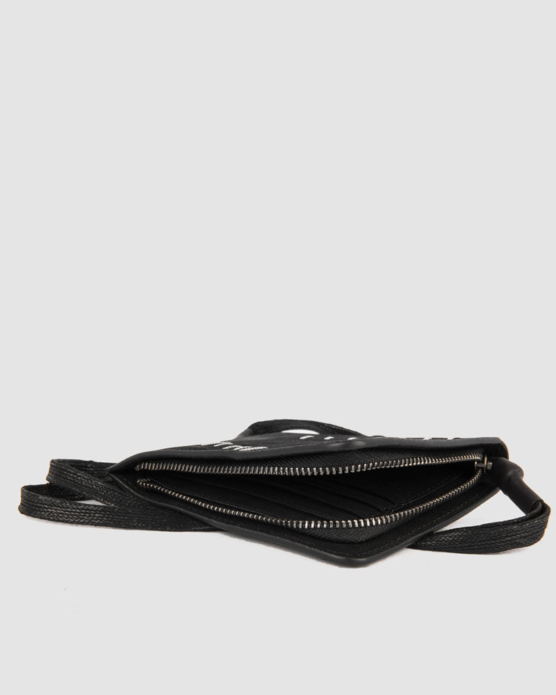 Object - Quandry scar stitched leather wallet - Stilett.com