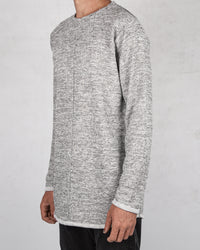 Xagon - Real cut sweater light grey - Stilett.com