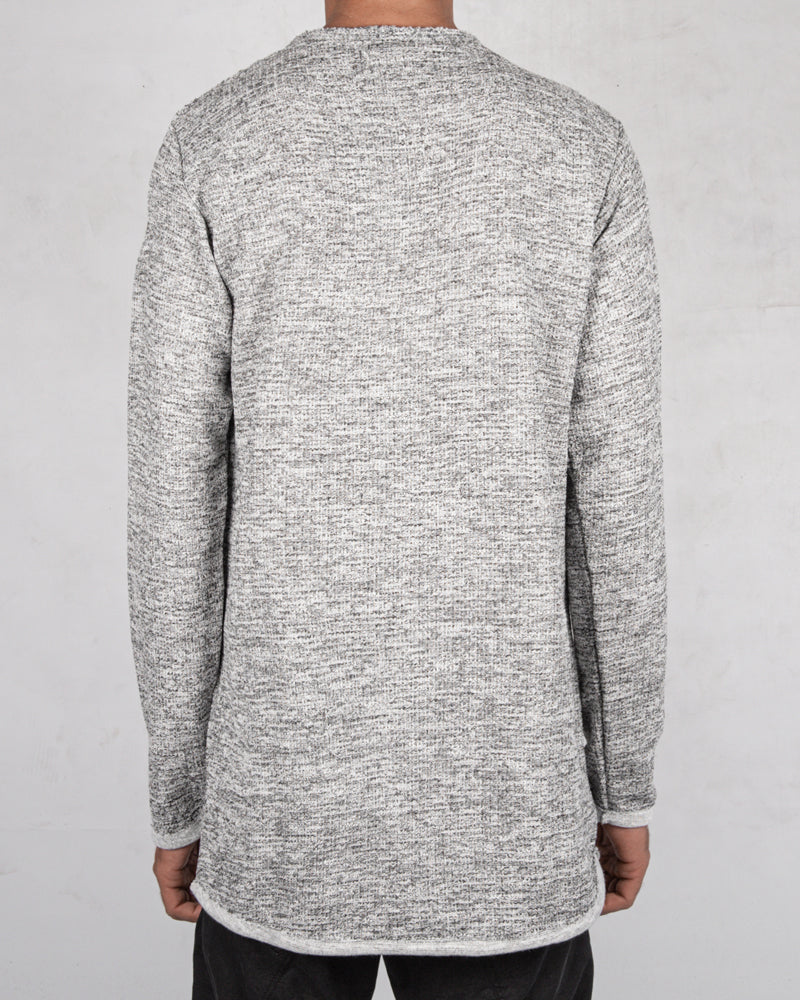 Xagon - Real cut sweater light grey - Stilett.com