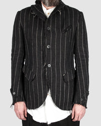 S.S.S.R Venezia - Marc Point - Reversable striped blazer - Stilett.com