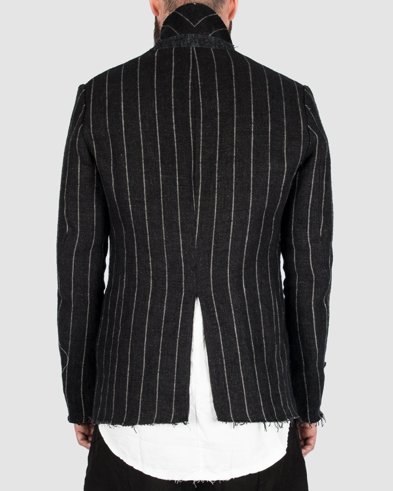 S.S.S.R Venezia - Marc Point - Reversable striped blazer - https://stilett.com/