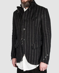 S.S.S.R Venezia - Marc Point - Reversable striped blazer - Stilett.com