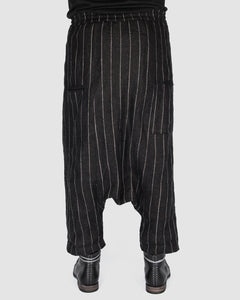 S.S.S.R Venezia - Marc Point - Striped drop crotch pants - Stilett.com