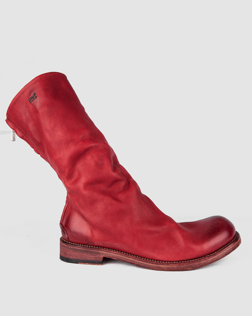 The last conspiracy - Skjold soft leather sole high shaft oxblood - https://stilett.com/