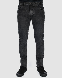 Versuchskind - Wax spotted slim-tab jeans - Stilett.com