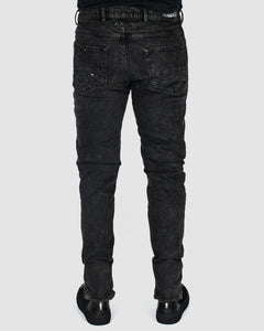 Versuchskind - Wax spotted slim-tab jeans - Stilett.com