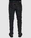 Versuchskind - Wax spotted slim-tab jeans - https://stilett.com/