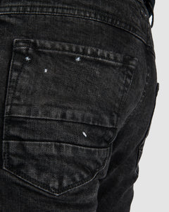 Versuchskind - Wax spotted slim-tab jeans - Stilett.com