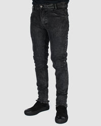 Versuchskind - Wax spotted slim-tab jeans - Stilett.com