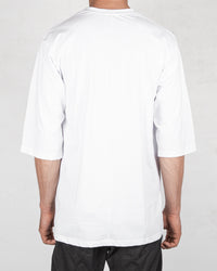 Xagon - Asymmetric crew neck tshirt white - Stilett.com