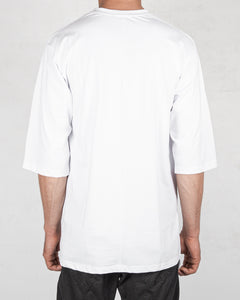 Xagon - Asymmetric crew neck tshirt white - Stilett.com