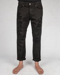 Xagon - Comfort fit breakage jeans black - Stilett.com
