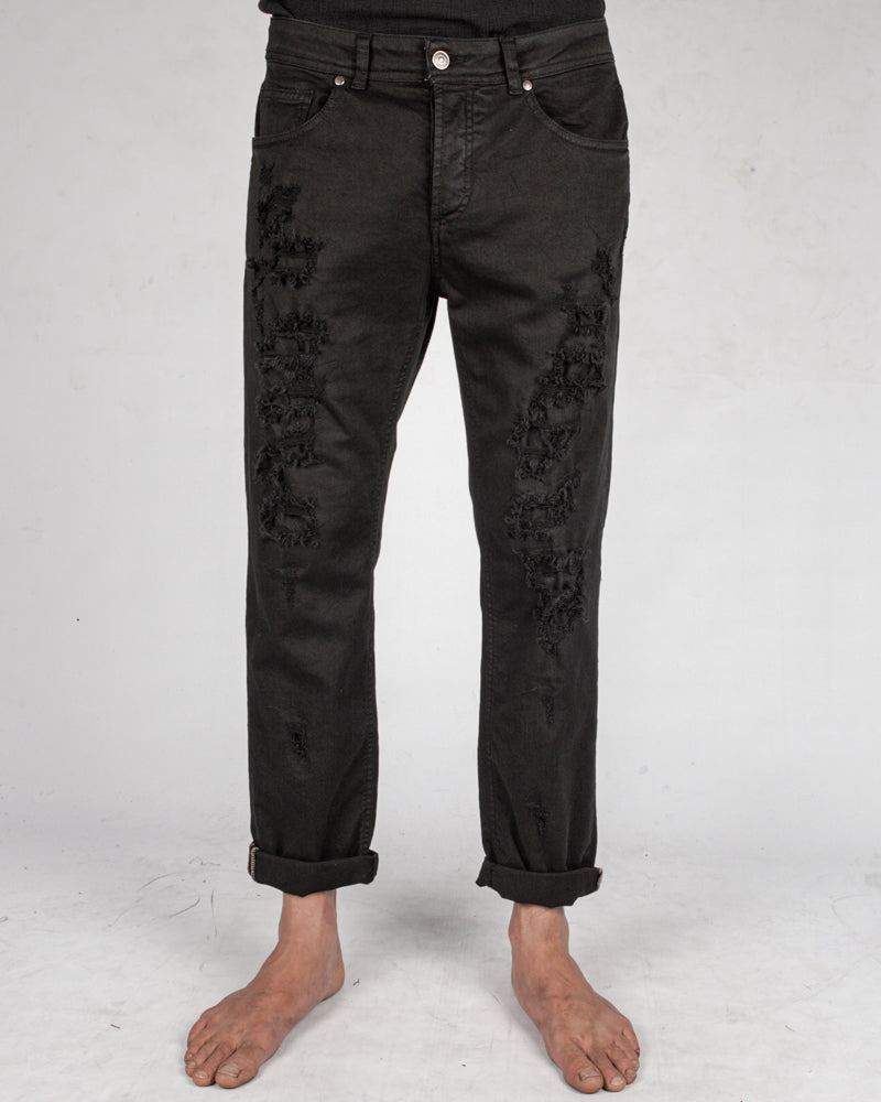 Xagon - Comfort fit breakage jeans black - Stilett.com