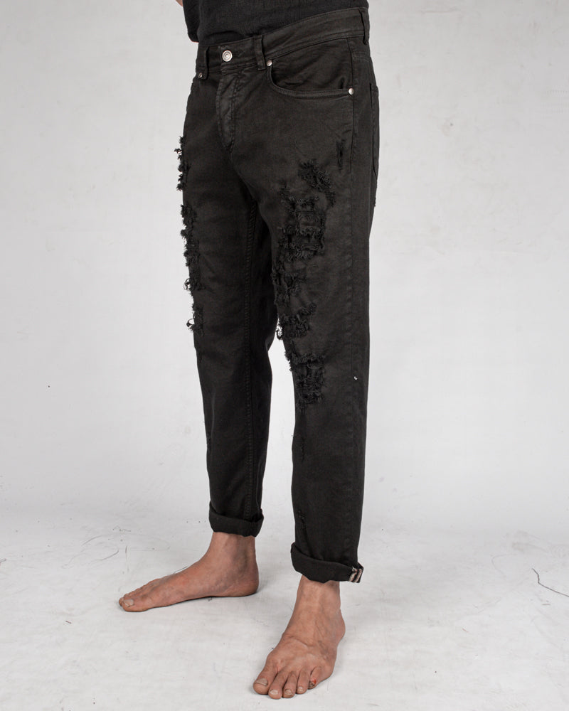Xagon - Comfort fit breakage jeans black - Stilett.com