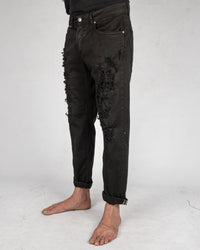 Xagon - Comfort fit breakage jeans black - Stilett.com