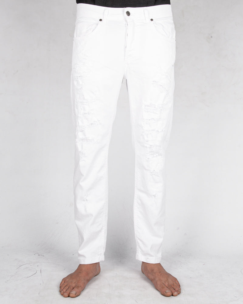 Xagon - Comfort fit breakage jeans white - Stilett.com