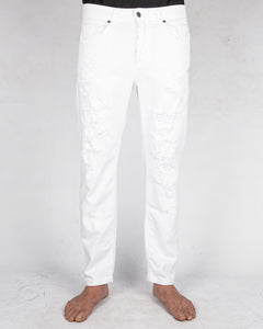 Xagon - Comfort fit breakage jeans white - Stilett.com