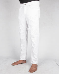 Xagon - Comfort fit breakage jeans white - Stilett.com