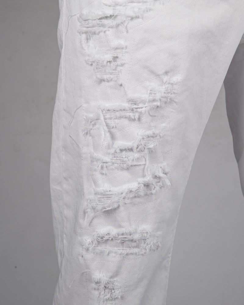 Xagon - Comfort fit breakage jeans white - Stilett.com