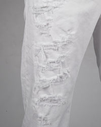 Xagon - Comfort fit breakage jeans white - Stilett.com