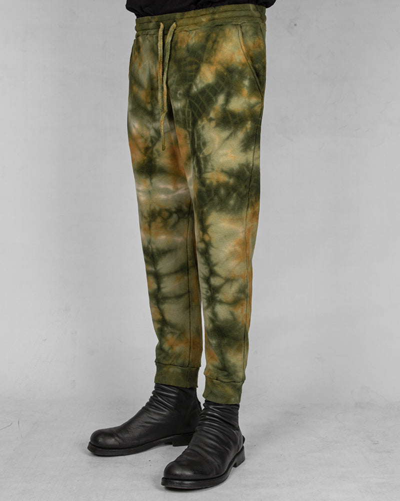 Comfort fit fleece trouser green