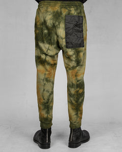 Comfort fit fleece trouser green