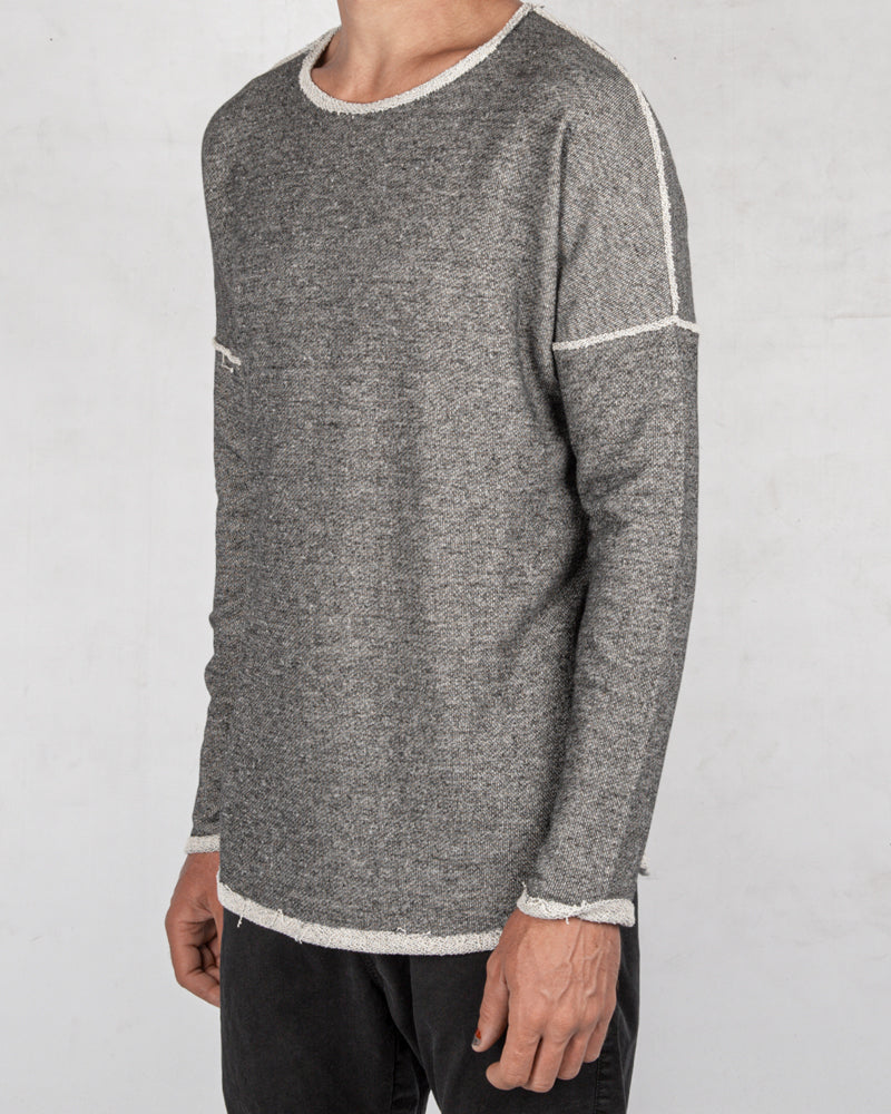 Xagon - Crew neck sweater grey - Stilett.com