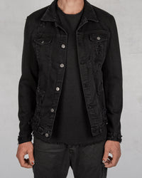 Xagon - Denim sport jacket black - Stilett.com