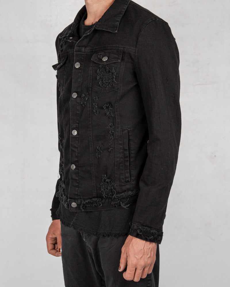 Xagon - Denim sport jacket black - Stilett.com