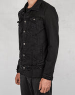 Xagon - Denim sport jacket black - https://stilett.com/
