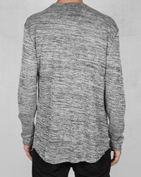 Flamed cotton shirt grey
