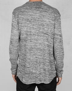 Flamed cotton shirt grey