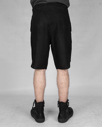 Linen shorts black