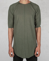 Xagon - Long contrast seam tshirt green - Stilett.com