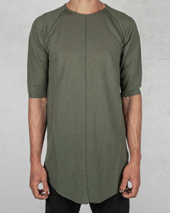 Xagon - Long contrast seam tshirt green - Stilett.com