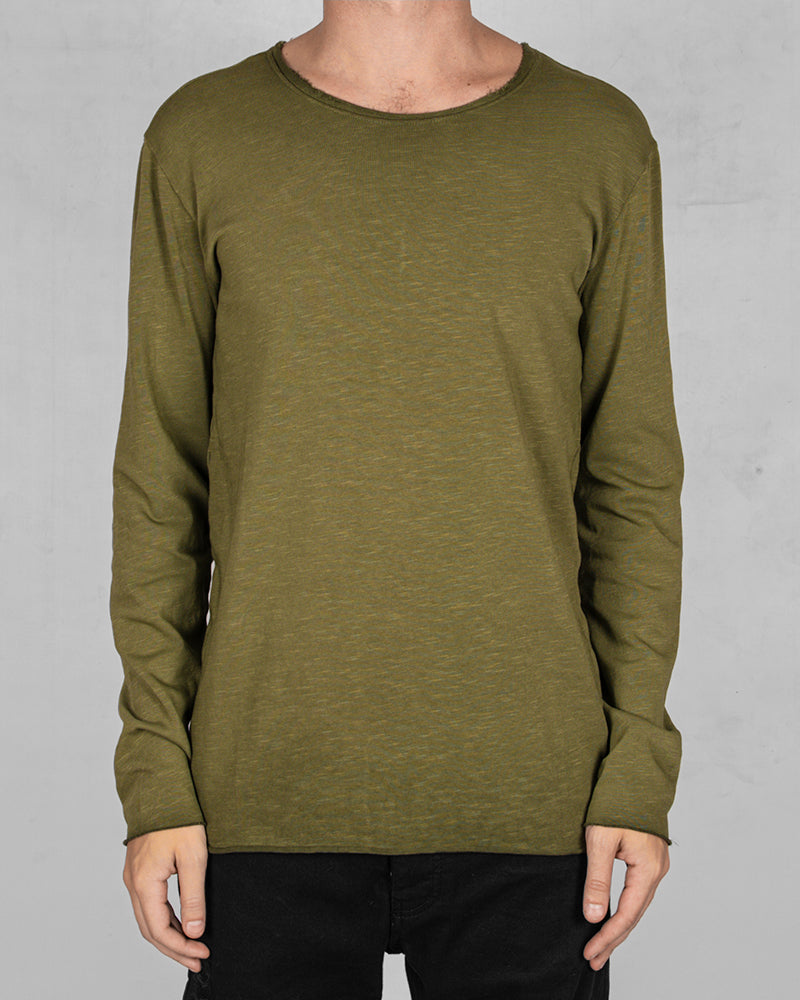 Long sleeves t-shirt green