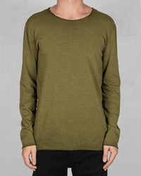 Long sleeves t-shirt green