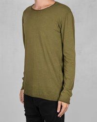 Long sleeves t-shirt green