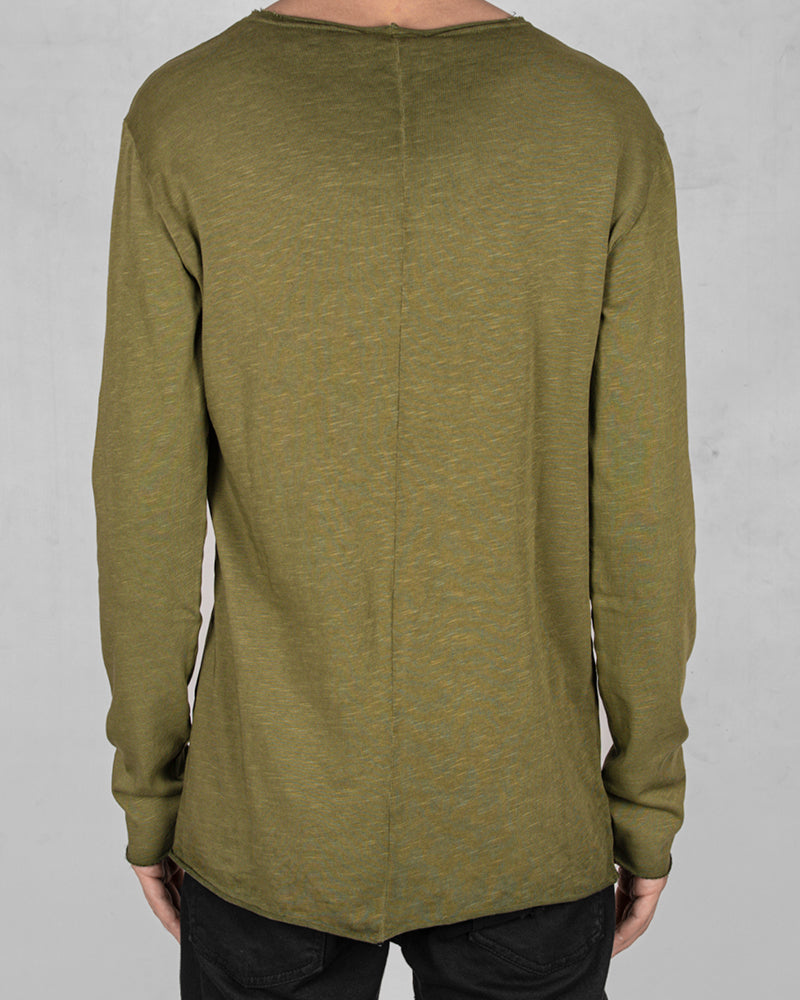 Long sleeves t-shirt green