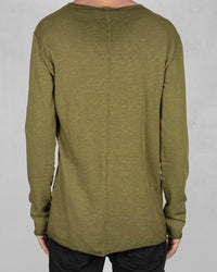 Long sleeves t-shirt green