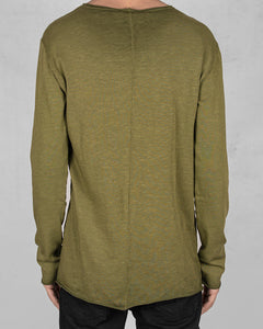 Long sleeves t-shirt green