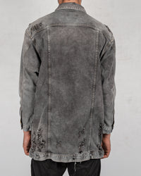 Xagon - Oversize denim jacket grey - Stilett.com