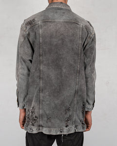 Xagon - Oversize denim jacket grey - Stilett.com